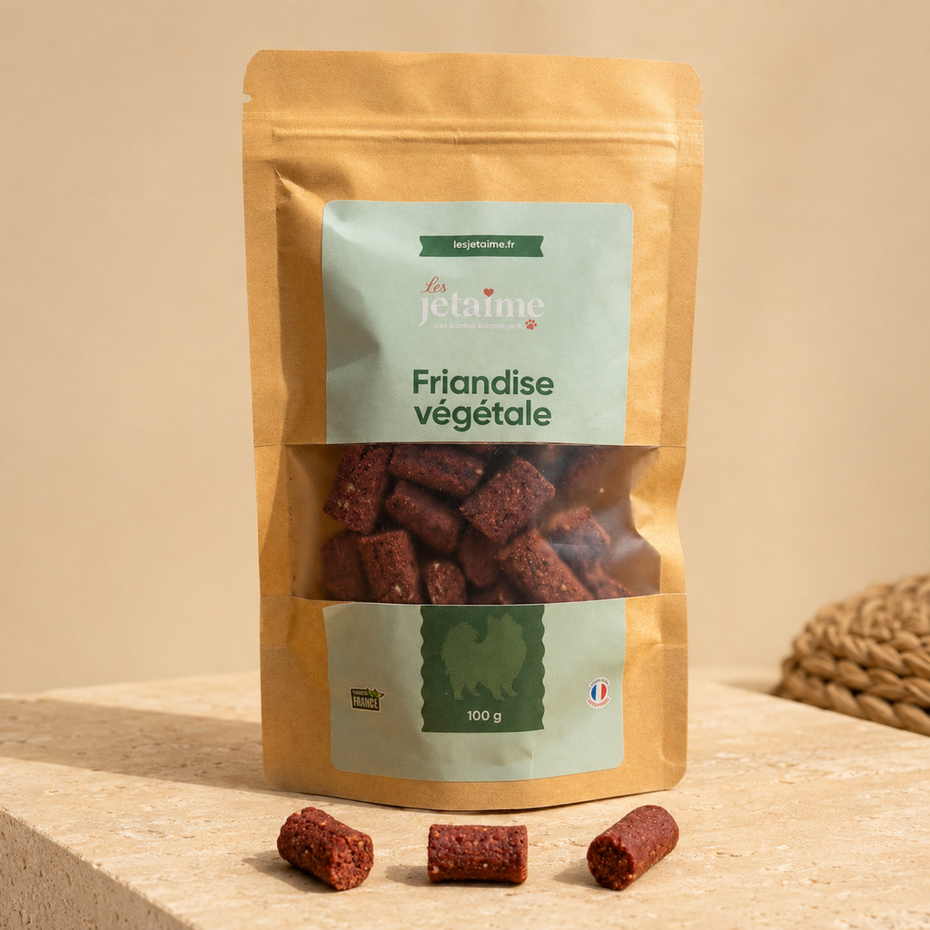 Photo studio des friandises végétales à la spiruline Les Jetaime