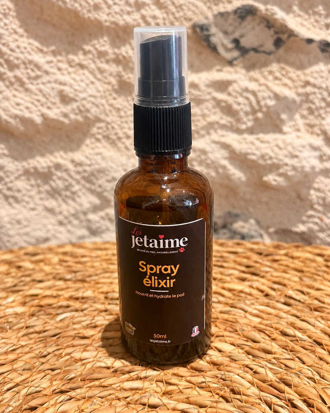 Spray Élixir, huile pour beau poil chien